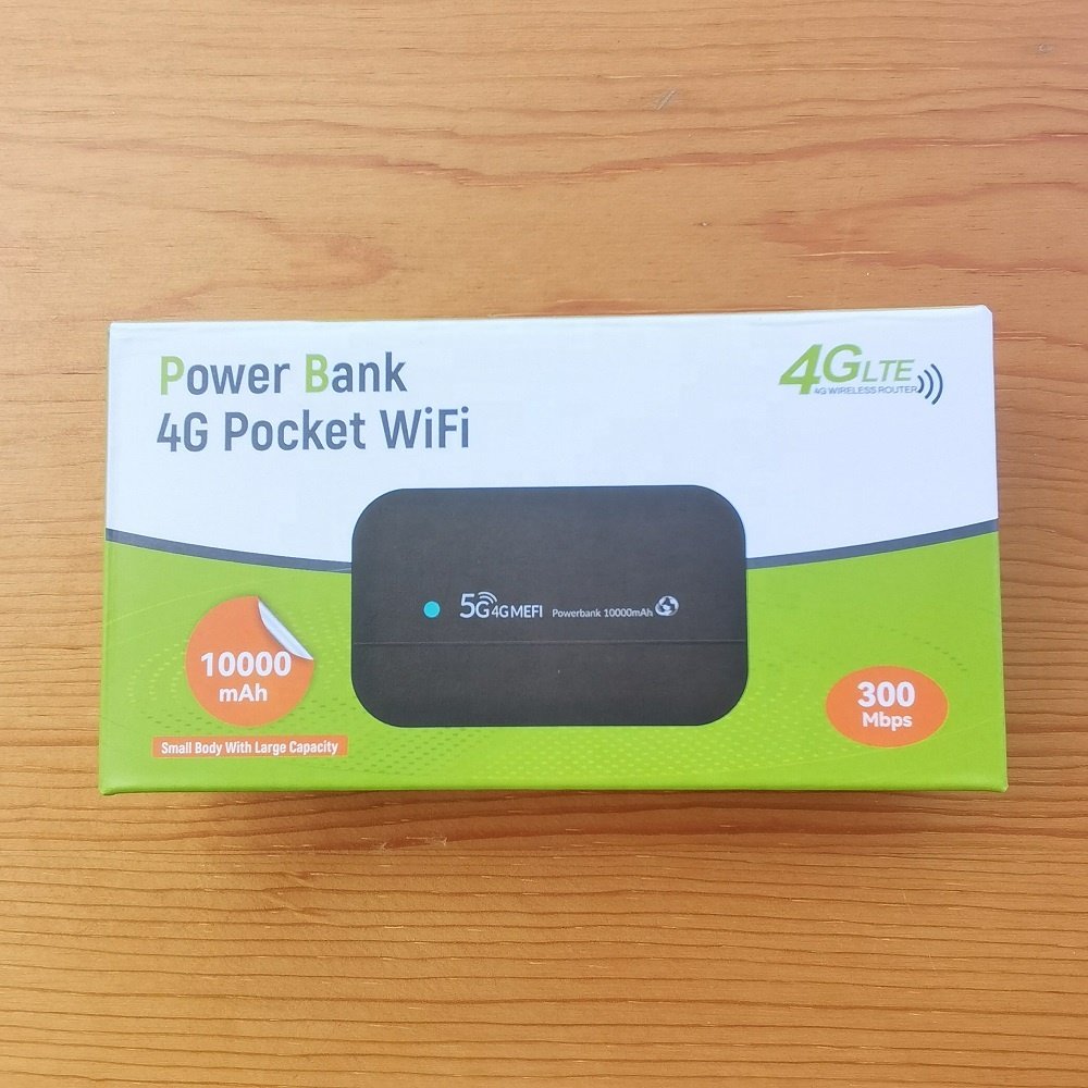 LSUN PW100 10000mAh 4G Powerbank LTE hotspot 150M cat4 Pocket Mobile wifi Router